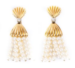 Orecchini pendenti in oro giallo 18kt