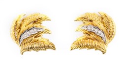 Orecchini a lobo in oro giallo 18kt