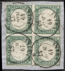 Antichi Stati Italiani - Sardegna - 5 cent (13D)