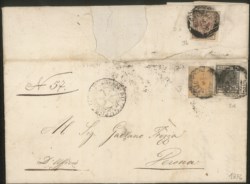 Antichi Stati Italiani - Lombardo Veneto - Lettera raccomandata da Montebello