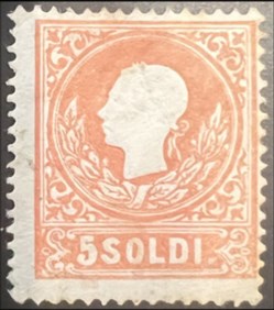 Antichi Stati Italiani - Lombardo Veneto - 1858 - 5 soldi rosso I tipo (25)