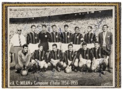 CALCIO - MILAN CAMPIONE D'ITALIA 1954 - 1955