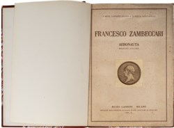 CAPRONI GUASTI TIMINA E BERTARELLI ACHILLE - FRANCESCO ZAMBECCARI AERONAUTA (Bologna 1752 - 1812)