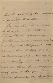 GARIBALDI RICCIOTTI - Lettera manoscritta autografa
