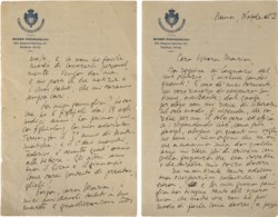 GENTILE GIOVANNI - LETTERA MANOSCRITTA AUTOGRAFA del pedagogista e politico italiano