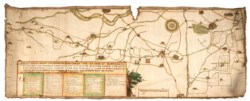 Antico Cabreo -  Villaggi, cascine, corsi d'acqua e chiuse nel circondario di Vinzaglio, in Piemonte