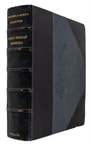 DE RICCI SEYMOUR CATALOGUE OF EARLY ITALIAN MAJOLICA IN THE COLLECTION OF MORTIMER L. SCHIFF