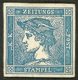 Antichi Stati Italiani - Lombardo Veneto - 1851 - 3 cent (2 - per giornali)
