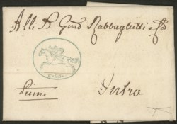 Antichi Stati Italiani - Sardegna -  - Cavallino 25 cent azzurro (2)