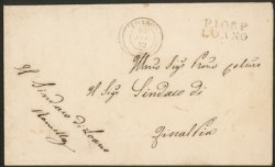 Antichi Stati Italiani - Sardegna - P.108 P Loano + Loano 25 set 52