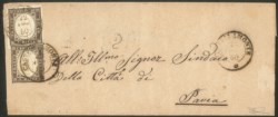 Antichi Stati Italiani - Sardegna - Lettera da Castellamonte 22 apr. 60 per Pavia
