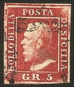 Antichi Stati Italiani - Sicilia - 5 grana usato (9a)