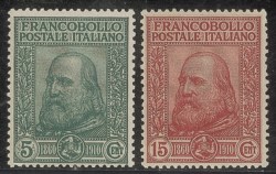 Regno - Vittorio Emanuele III - 1910 - Garibaldi - serie completa - 4 valori (87/90)