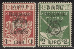 Occupazioni I guerra mondiale - Arbe - 1920 - Non Emessi - 4 valori
