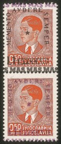 Occupazioni II guerra mondiale - Zona Fiumano Kupa -  MAS non a cavallo - 1 lira Buccari (35B + 35C)