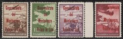 Occupazioni II guerra mondiale - Montenegro - 1942 - Posta Aerea - serie completa - 8 valori (18/25)