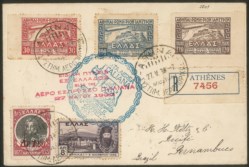 Grecia - 1933 - Crociera Italiana volo di ritorno Graf Zeppelin