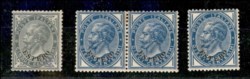 Lotti&Collezioni - Area Italiana - LEVANTE - 1874/1879 - Lotto di 4 esemplari di pregio del periodo con certificati