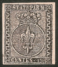 Antichi Stati Italiani - Parma - 15 cent rosa (3)