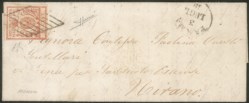 Antichi Stati Italiani - Parma - Governo Provvisorio - Lettera con 15 cent vermiglio (9)