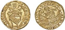 INNOCENZO VIII, Giovan Battista Cybo (1484-1492) - Fiorino di Camera, s.d., Roma.
