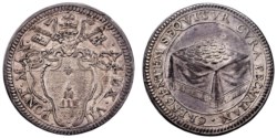 ALESSANDRO VII, Fabio Chigi (1655-1667) - Giulio, an. VIII, Roma.
