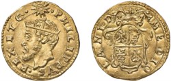 MILANO - FILIPPO II (1556-1598) - Scudo d'oro del sole, s.d..