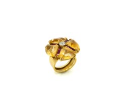 Anello in oro giallo 18kt