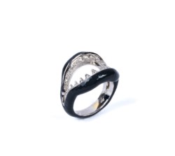 Anello in oro bianco 18kt