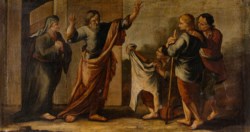 Scuola italiana del secolo XVII - Episodio veterotestamentario