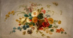 Scuola francese della fine del secolo XVIII - Natura morta con fiori