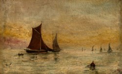 Scuola inglese del secolo XIX - Marina inglese