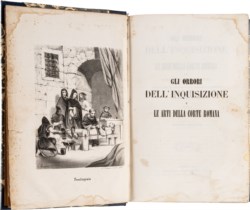Gli orrori dell'inquisizione e le arti della corte romana per Di Féréal, E. Briffault e Manuel de Cuendias. Versione libera dal francese e dallo spagnuolo per l'avvocato Giuseppe Latty.