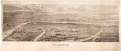 London from the south side of the Thames - Supplement to the Illustrated London News - february 9, 1861