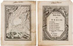 Mappa Sistema di Fortificazione della cittadina di Bobbio (Bobio)