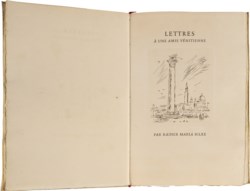 RILKE RAINER MARIA - LETTRES À UNE AMIE VÉNITIENNE