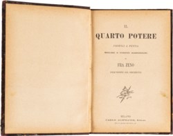 FRA ZENO - IL QUARTO POTERE. PROFILI A PENNA