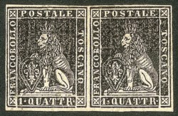 Antichi Stati Italiani - Toscana - 1 quattrino nero II emissione (Sass. 10)