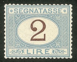 Regno - Segnatasse - 1870 - 2 lire segnatasse (12)