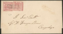 Antichi Stati Italiani - Napoli - Involucro di lettera (3c - Cat. 75000)