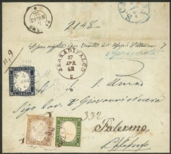 Antichi Stati Italiani - Sardegna - Lettera da Serra di Falco