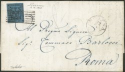 Antichi Stati Italiani - Modena - Lettera spedita da Modena a Roma