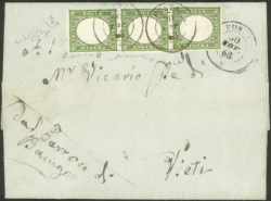 Antichi Stati Italiani - Sardegna - Lettera da POSTA (AQ) il 30 novembre 1863
