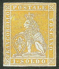 Antichi Stati Italiani - Toscana - 1851 - 1 soldo (2a cat.45000)