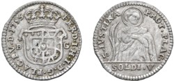 PIACENZA - FERDINANDO I DI BORBONE (1765-1802) - 5 soldi 1795.