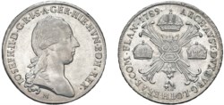 GIUSEPPE II D'ASBURGO-LORENA, monetazione imperiale (1780-1790) - Crocione 1789, Milano.