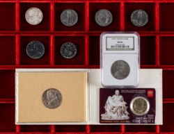 CITTA' DEL VATICANO (1922-2013) - Lotto di 9 monete.
