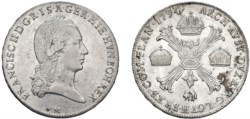 FRANCESCO II D'ASBURGO-LORENA, Imperatore e Duca di Milano (1792-1796) - Crocione 1794, Milano.