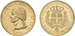 VITTORIO EMANUELE I (1802-1821) - 80 lire 1821, Torino.