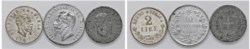VITTORIO EMANUELE II - Interessante lotto di 2 falsi d'epoca e un artefatto d'epoca.